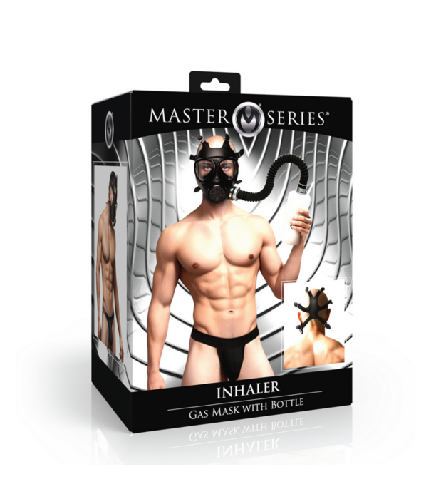 Inhalator - Gasmasker met Fles - Zwart