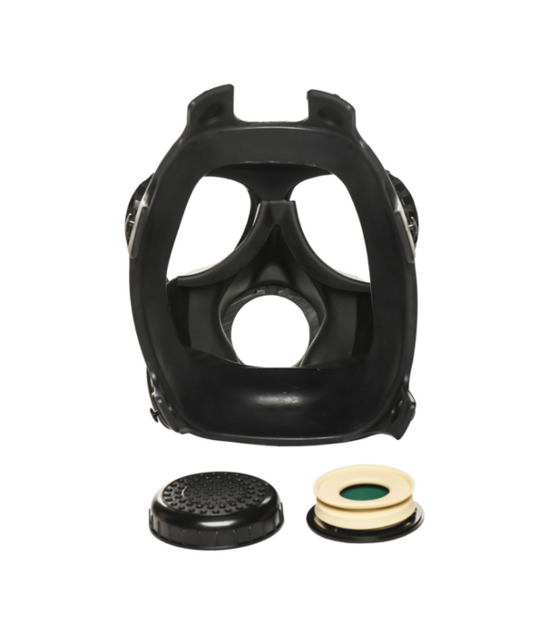Inhalator - Gasmasker met Fles - Zwart
