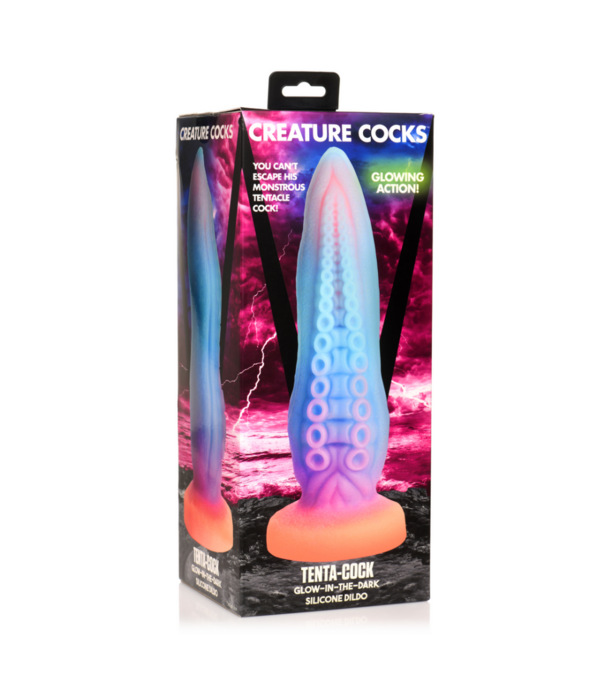 Tenta-Cock - Glow-in-the-Dark Siliconen Dildo