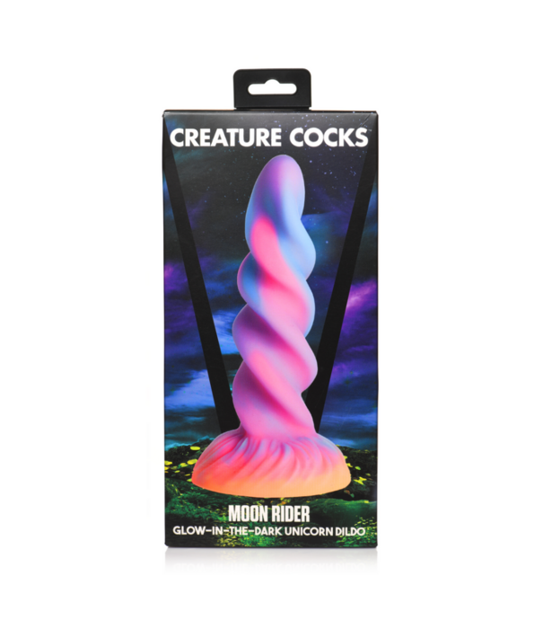 Moon Rider - Glow-in-the-Dark Eenhoorn Dildo