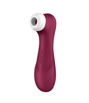 Pro 2 Generatie 3 - Double Air Pulse Vibrator - Liquid Air en Connect App - Wijnrood