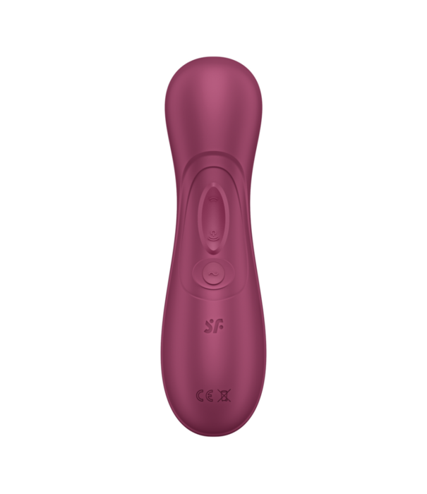 Satisfyer Pro 2 Generatie 3 - Double Air Pulse Vibrator - Liquid Air en Connect App - Wijnrood
