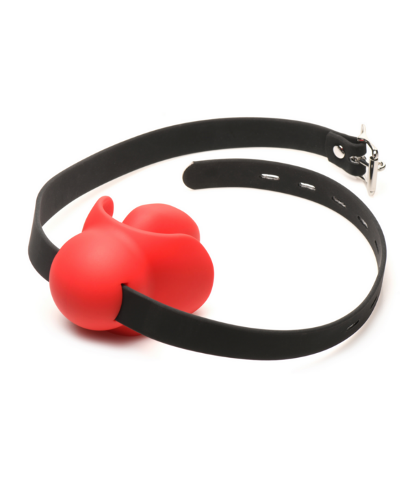 Gag Order - Extreme Silicone Ball Gag - Rood
