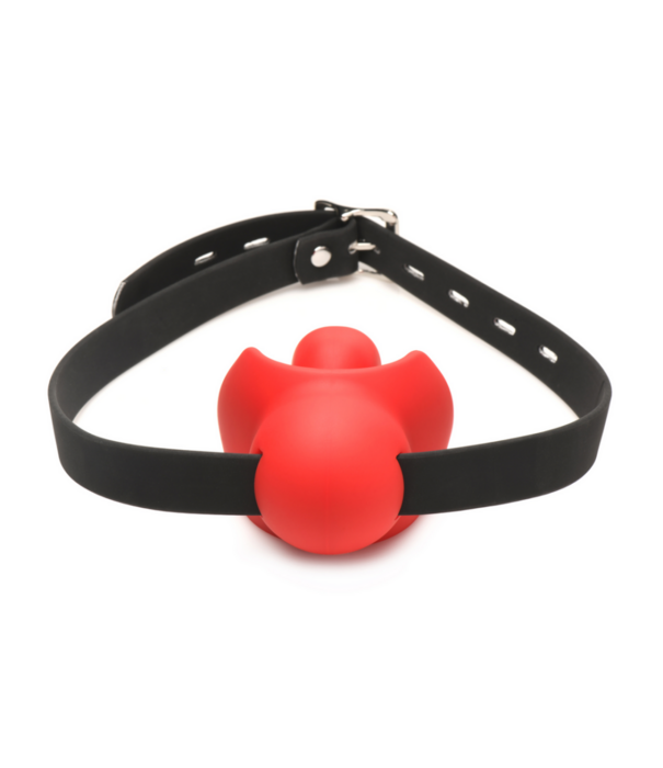 Gag Order - Extreme Silicone Ball Gag - Rood