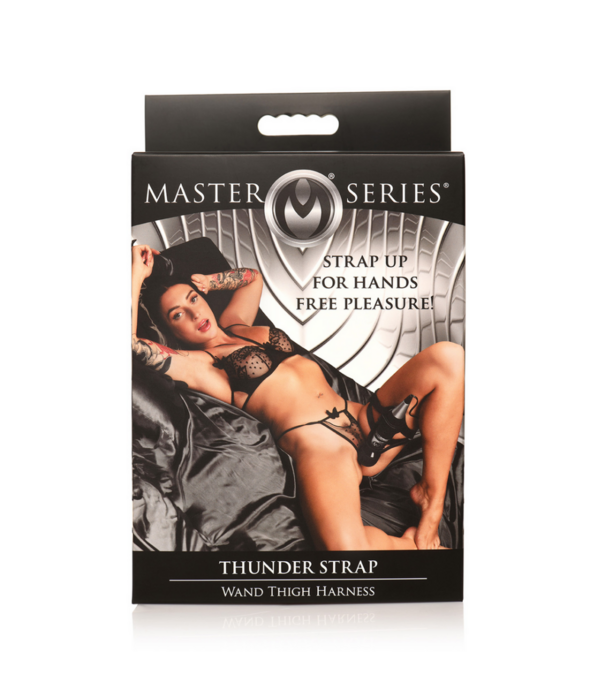 Thunder Strap - Wand Thigh Harness - Zwart