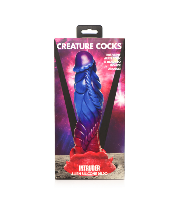Intruder - Alien Silicone Dildo - Paars