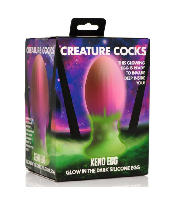 Xeno Egg - Glow in the Dark - Silicone Ei - Roze