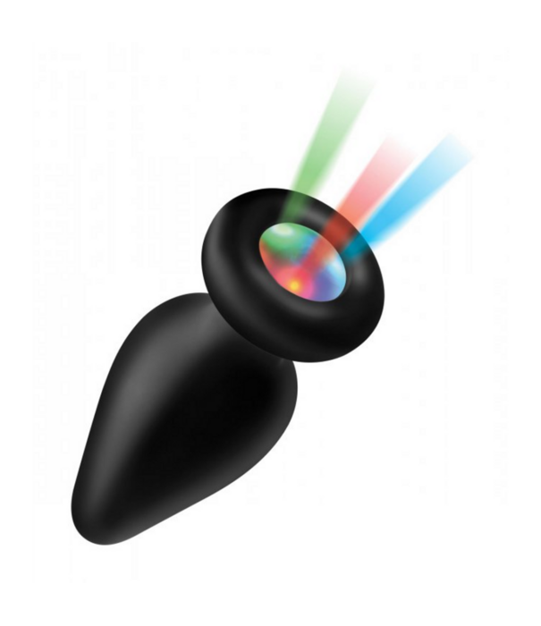Lichtgevende - Siliconen Butt Plug - Medium