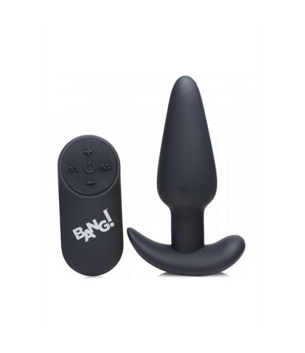 Vibrerende Siliconen Butt Plug met Afstandsbediening