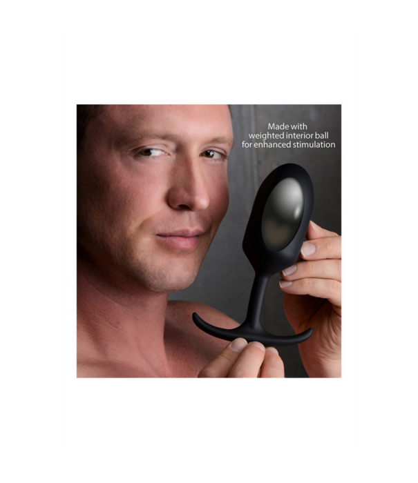 Premium Silicone Weighted Anal Plug - Extra Groot