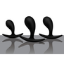 Dark Droplets - 3-delige Gebogen Anale Trainer Set - Zwart