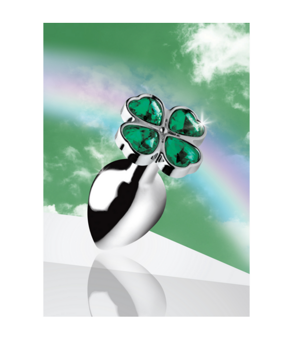 Lucky Clover Gem - Butt Plug - Klein
