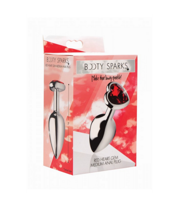 Rode Hart Gem - Butt Plug - Medium
