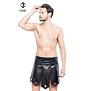 Heren gladiator rok met metalen ringen, en gekleurde biezen