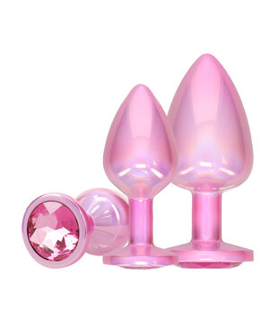 Paris Collection - Metalen Anale Plug Set - Roze