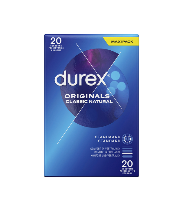 Durex Originals Classic Natural - Condooms - 20 Stuks