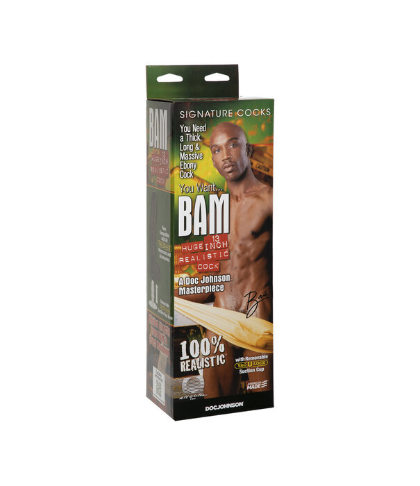 Doc Johnson Bam - Big Realistic Dildo - 13 / 34 cm