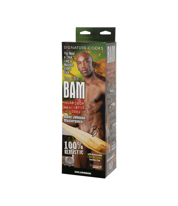Doc Johnson Bam - Big Realistic Dildo - 13 / 34 cm