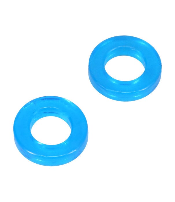Doc Johnson Double Pack Cockrings - Blue