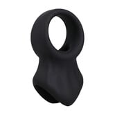 The Presenter - Silicone Cockring - Black