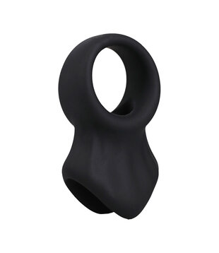 The Presenter - Silicone Cockring - Black