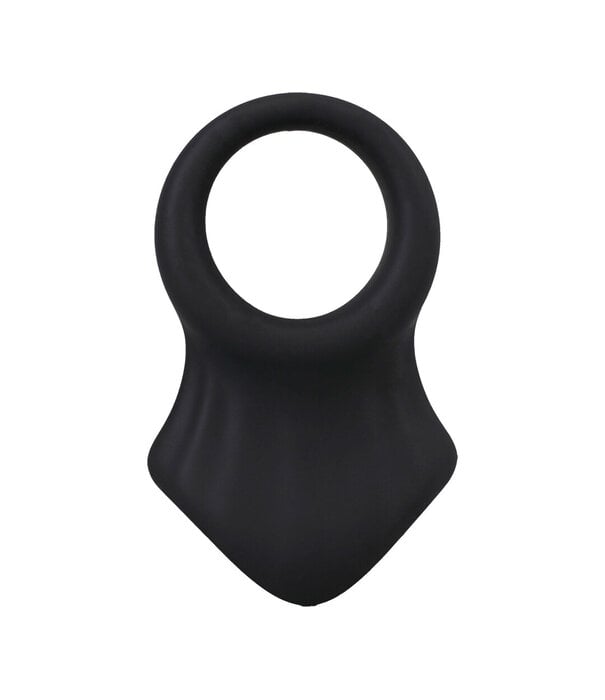 Doc Johnson The Presenter - Silicone Cockring - Black