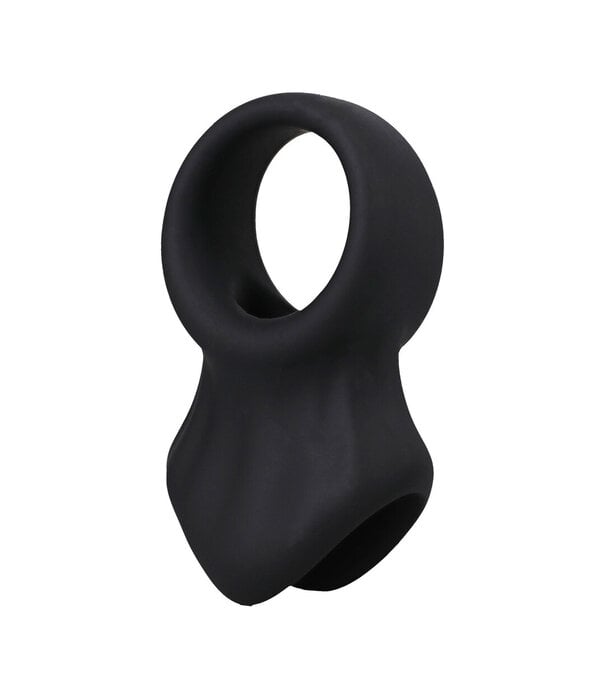 Doc Johnson The Presenter - Silicone Cockring - Black