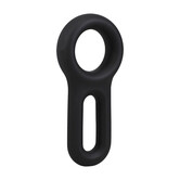 The Keyhole - Silicone Cockring - Black