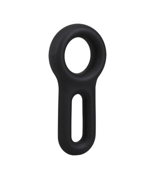 The Keyhole - Silicone Cockring - Black