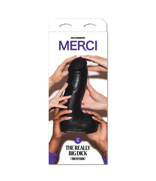 Doc Johnson De Really Big Dick - 30 cm - Zwart