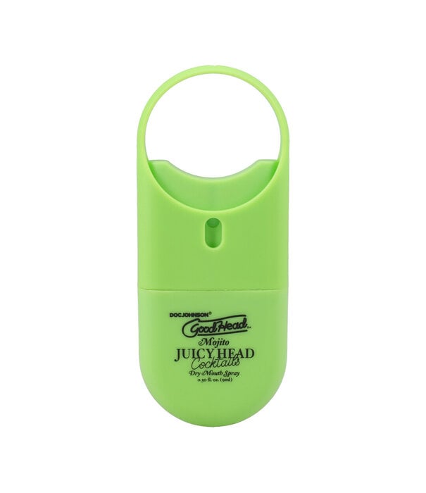 Doc Johnson Juicy Head - Cocktails - Dry Mouth Spray To-Go - Mojito - 0.3 fl oz / 9 ml