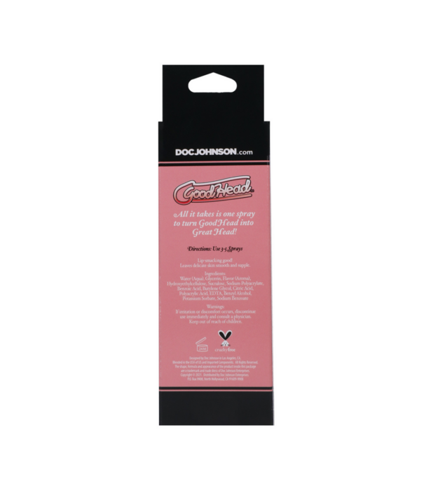 Doc Johnson Juicy Head - Dry Mouth Spray - Pink Lemonade - 2 fl oz / 59 ml