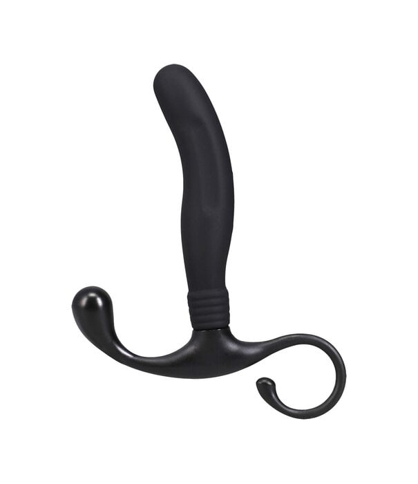 Doc Johnson Smooth Silicone Prostate Massager - Black