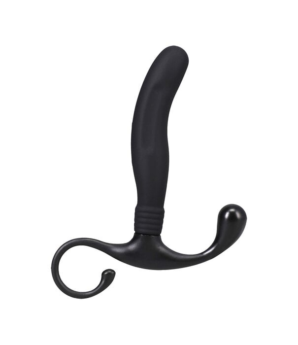 Doc Johnson Smooth Silicone Prostate Massager - Black