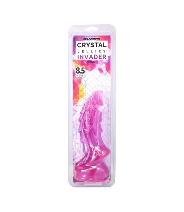 Doc Johnson Invader - Fantasy Dildo - 8.5 / 21,6 cm - Purple