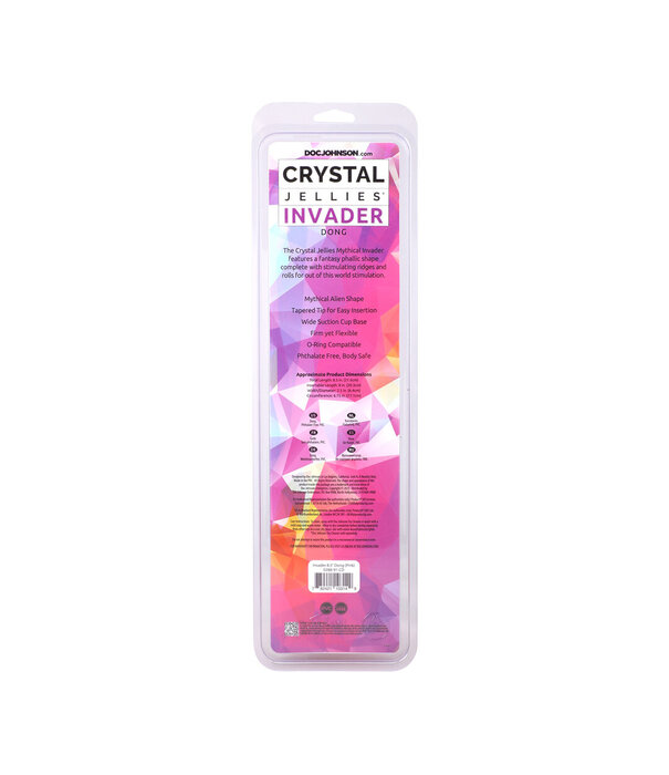 Doc Johnson Invader - Fantasy Dildo - 8.5 / 21,6 cm - Pink