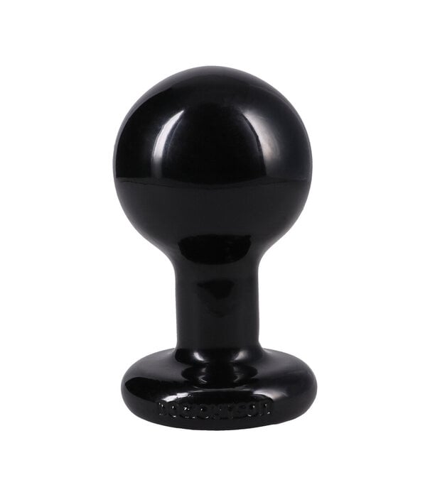 Doc Johnson The Classic - Round Butt Plug - 3 Piece Set - Black
