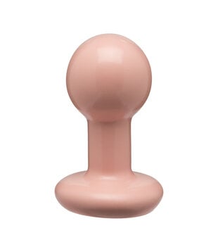 The Classic - Round Butt Plug - Small - Cream