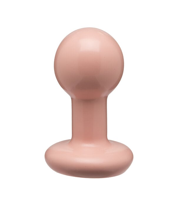 Doc Johnson The Classic - Round Butt Plug - Small - Cream