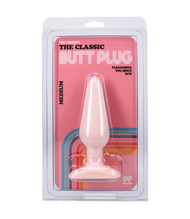 Doc Johnson The Classic - Butt Plug - Medium - Cream