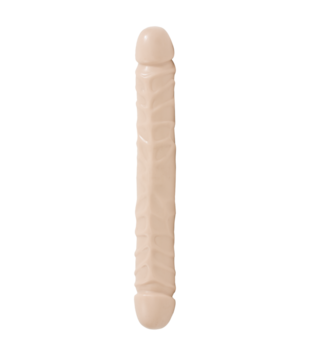 Jr. Veined Double Header - Dildo met Double Ends - 12 / 30 cm