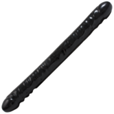 Geaderde Double Header - Dildo met Dubbele Einden - 18 / 45 cm