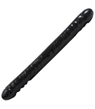 Geaderde Double Header - Dildo met Dubbele Einden - 18 / 45 cm