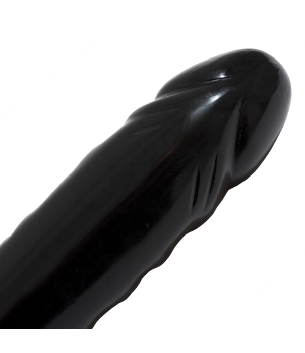 Doc Johnson Geaderde Double Header - Dildo met Dubbele Einden - 18 / 45 cm