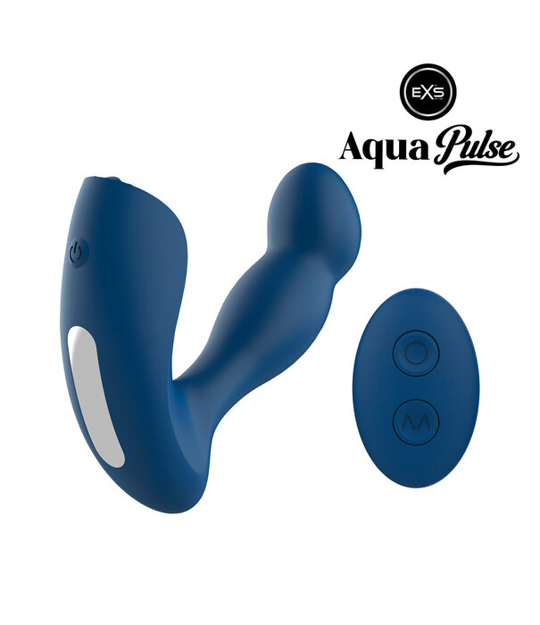 EXS EXS AquaPulse - Triton Pro - Prostaat Massager met Afstandsbediening - Blauw
