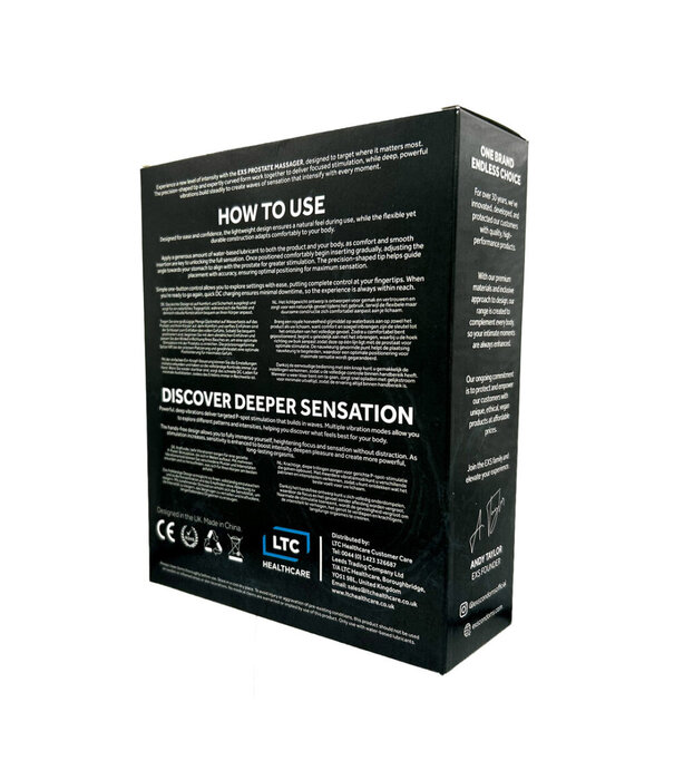 EXS EXS AquaPulse - Triton Pro - Prostaat Massager met Afstandsbediening - Blauw