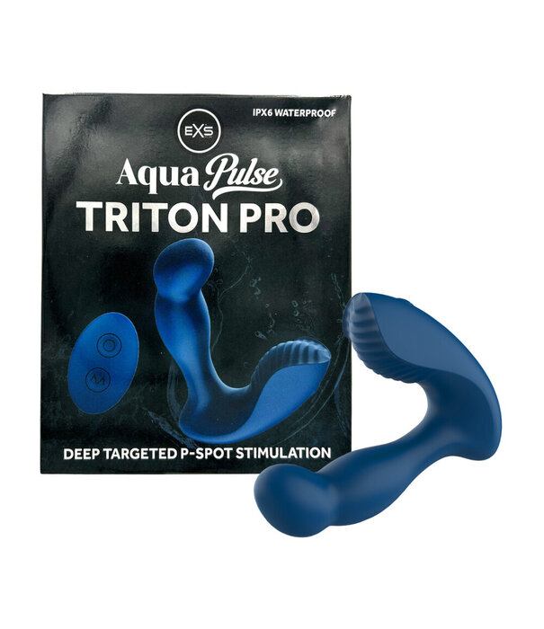 EXS EXS AquaPulse - Triton Pro - Prostaat Massager met Afstandsbediening - Blauw