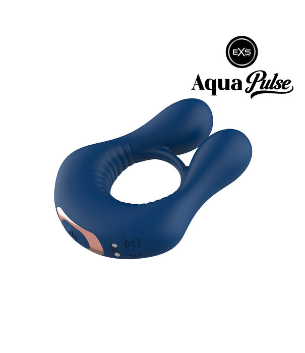 EXS EXS AquaPulse - Poseidon - Vibrerende Prestatie Ring - Blauw