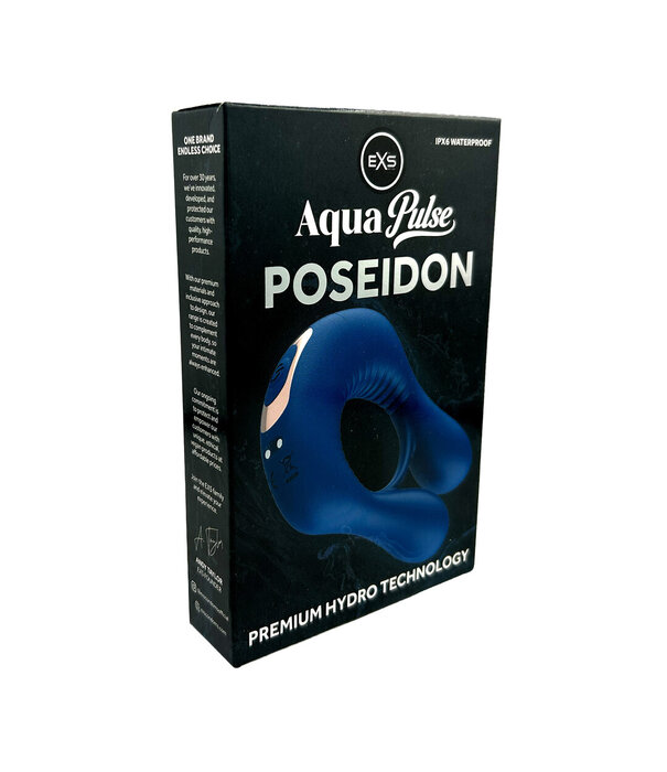EXS EXS AquaPulse - Poseidon - Vibrerende Prestatie Ring - Blauw