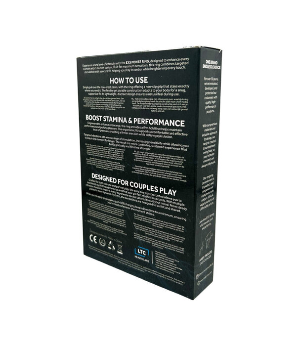 EXS EXS AquaPulse - Poseidon - Vibrerende Prestatie Ring - Blauw